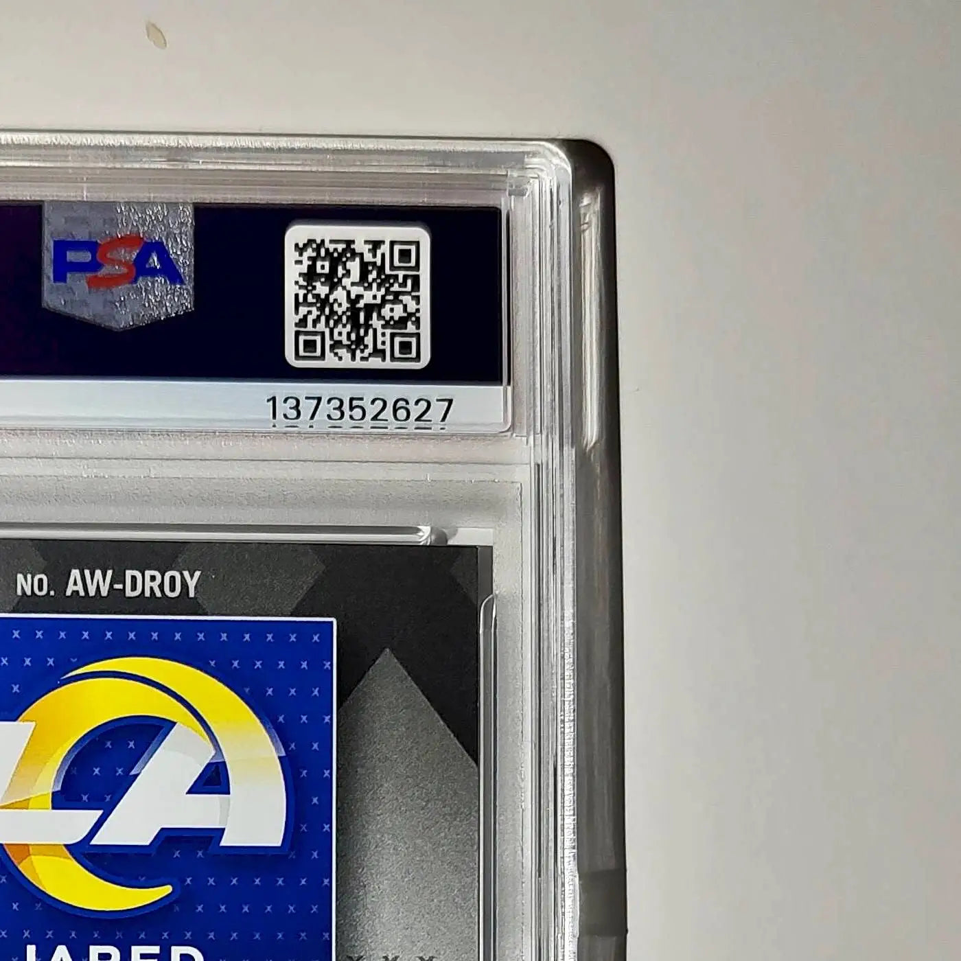 Jared Verse 2024 Panini NFL AP Defensive Rookie of the Year Rams PSA 10 Gem Mint - Football Card Single