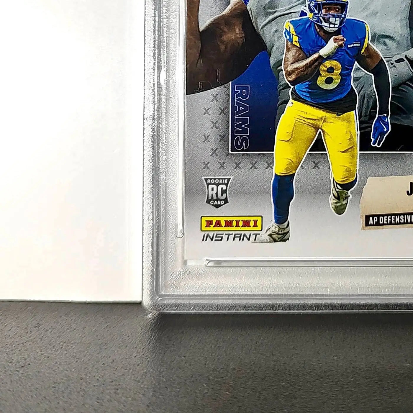 Jared Verse 2024 Panini NFL AP Defensive Rookie of the Year Rams PSA 10 Gem Mint - Football Card Single