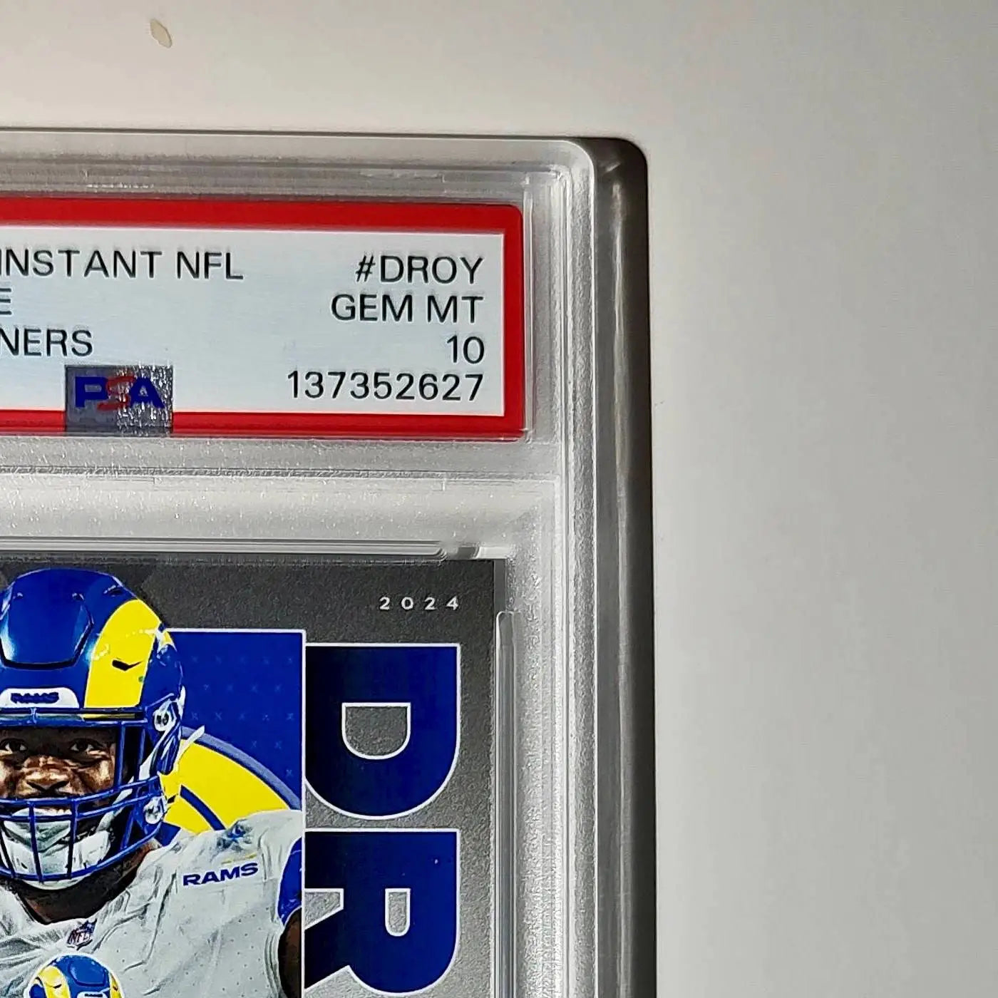 Jared Verse 2024 Panini NFL AP Defensive Rookie of the Year Rams PSA 10 Gem Mint - Football Card Single