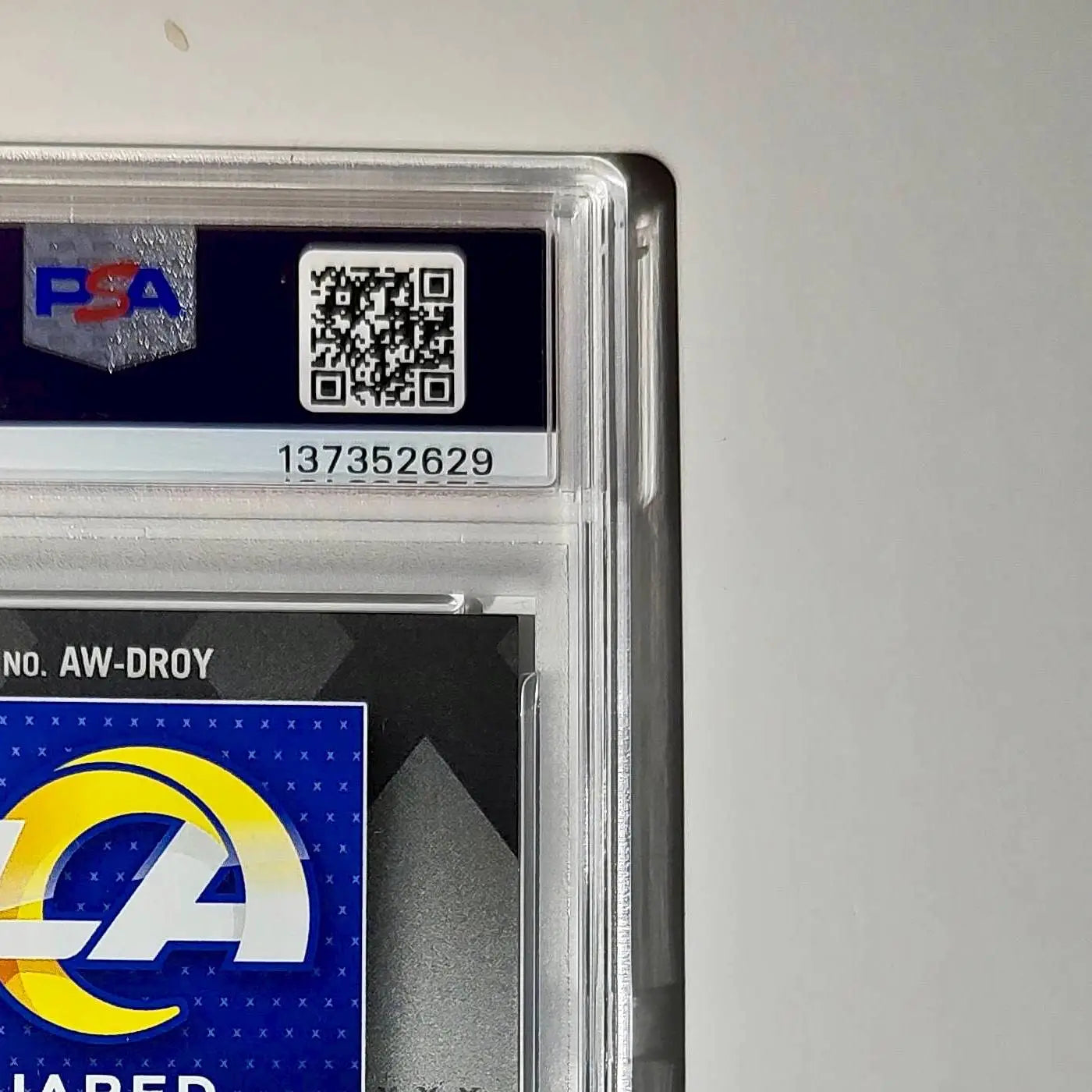 Jared Verse 2024 Panini NFL AP Defensive Rookie of the Year Rams PSA 10 Gem Mint