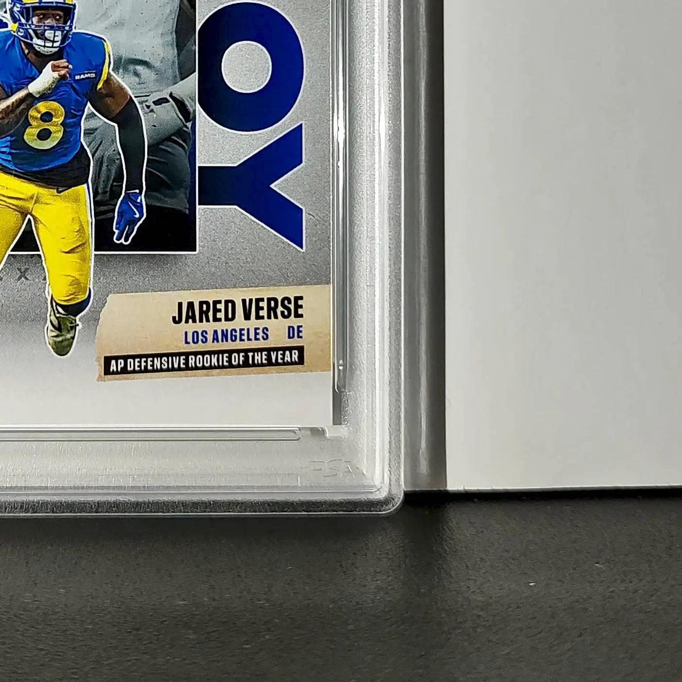Jared Verse 2024 Panini NFL AP Defensive Rookie of the Year Rams PSA 10 Gem Mint