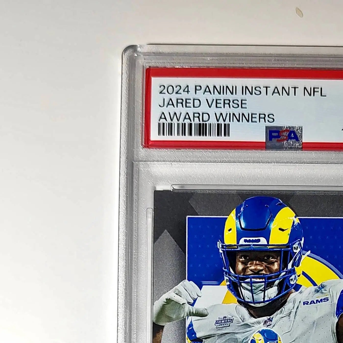 Jared Verse 2024 Panini NFL AP Defensive Rookie of the Year Rams PSA 10 Gem Mint