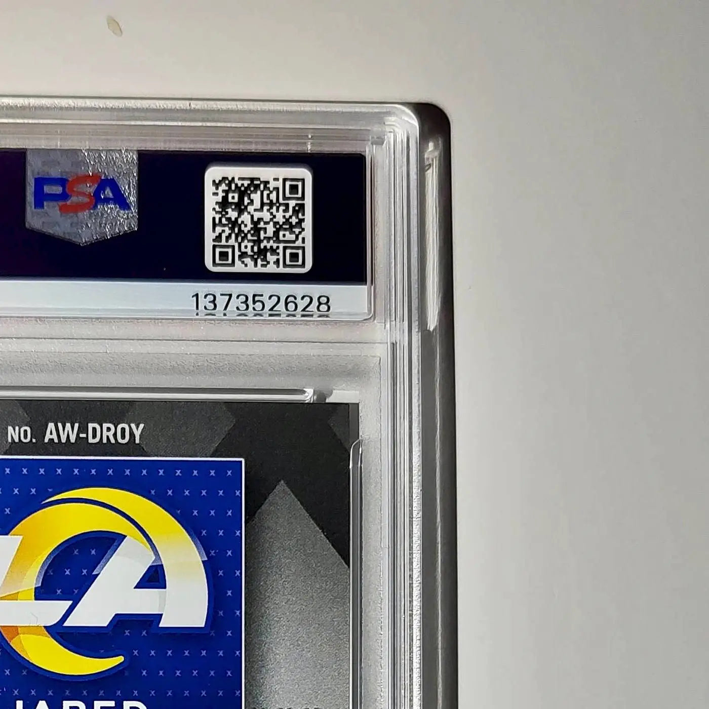 Jared Verse 2024 Panini NFL AP Defensive Rookie of the Year Rams PSA 10 Gem Mint