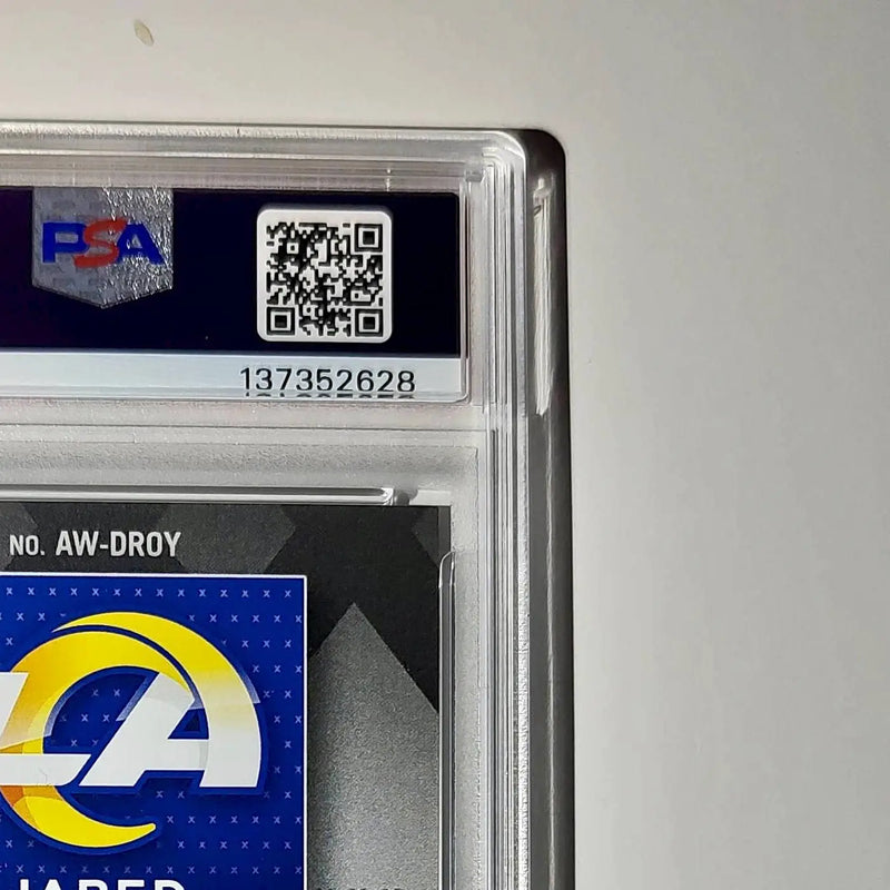 Jared Verse 2024 Panini NFL AP Defensive Rookie of the Year Rams PSA 10 Gem Mint