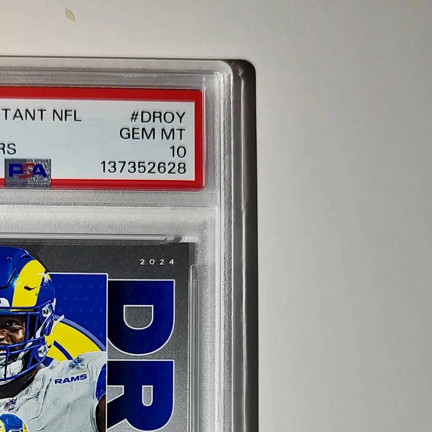 Jared Verse 2024 Panini NFL AP Defensive Rookie of the Year Rams PSA 10 Gem Mint