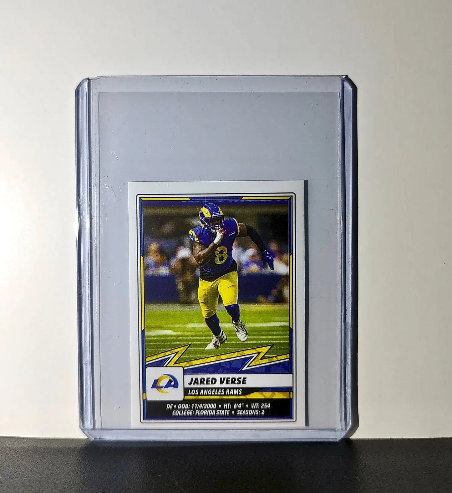 Jared Verse 2025 Panini NFL #513 Sticker Los Angeles Rams