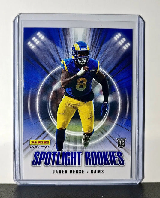 Jared Verse Rookie 2024 Panini Spotlight Rookies NFL #34 Card Rams 1 of 1426 - Football Card Single