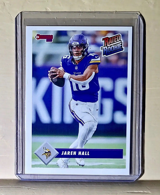 Jaren Hall 2023 Panini NFL Rated Rookie Retro #9 Football Card Vikings 1/629 - Football Card Single