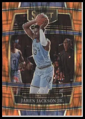 Jaren Jackson Jr. 2021-22 Panini Select Orange Flash #57 Memphis Grizzlies - Basketball Card Single