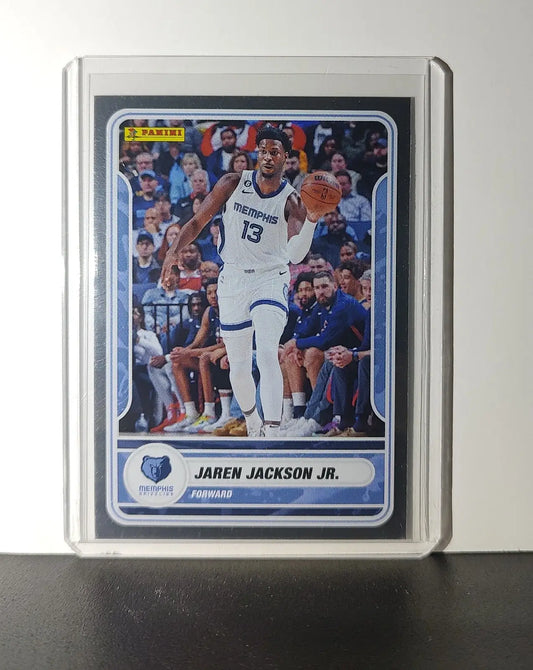 Jaren Jackson Jr. 2023-24 Panini NBA Sticker Foil Card #40 Memphis Grizzlies - Basketball Card Single