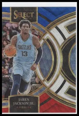 Jaren Jackson Jr. 2023-24 Panini Select Red White Blue Wave #171 Grizzlies - Basketball Card Single