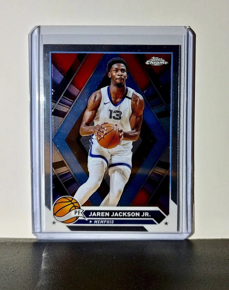 Jaren Jackson Jr. 2023-24 Topps Chrome NBA #183 Card Memphis Grizzlies - Basketball Card Single