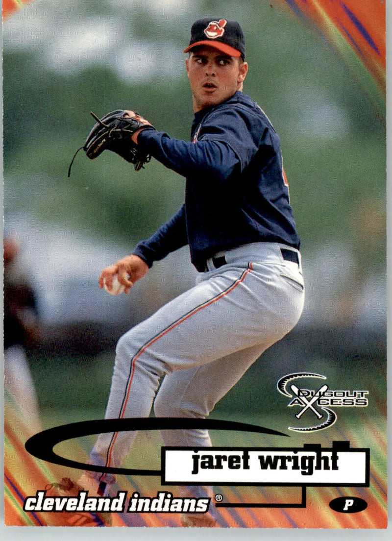 Jaret Wright - 1998 SkyBox Dugout Axcess - #63 - Baseball - Baseball Card Single