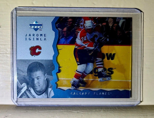 Jarome Iginla 1997 Upper Deck #78 Hologram Hockey Card Calgary Flames - Hockey Card Single