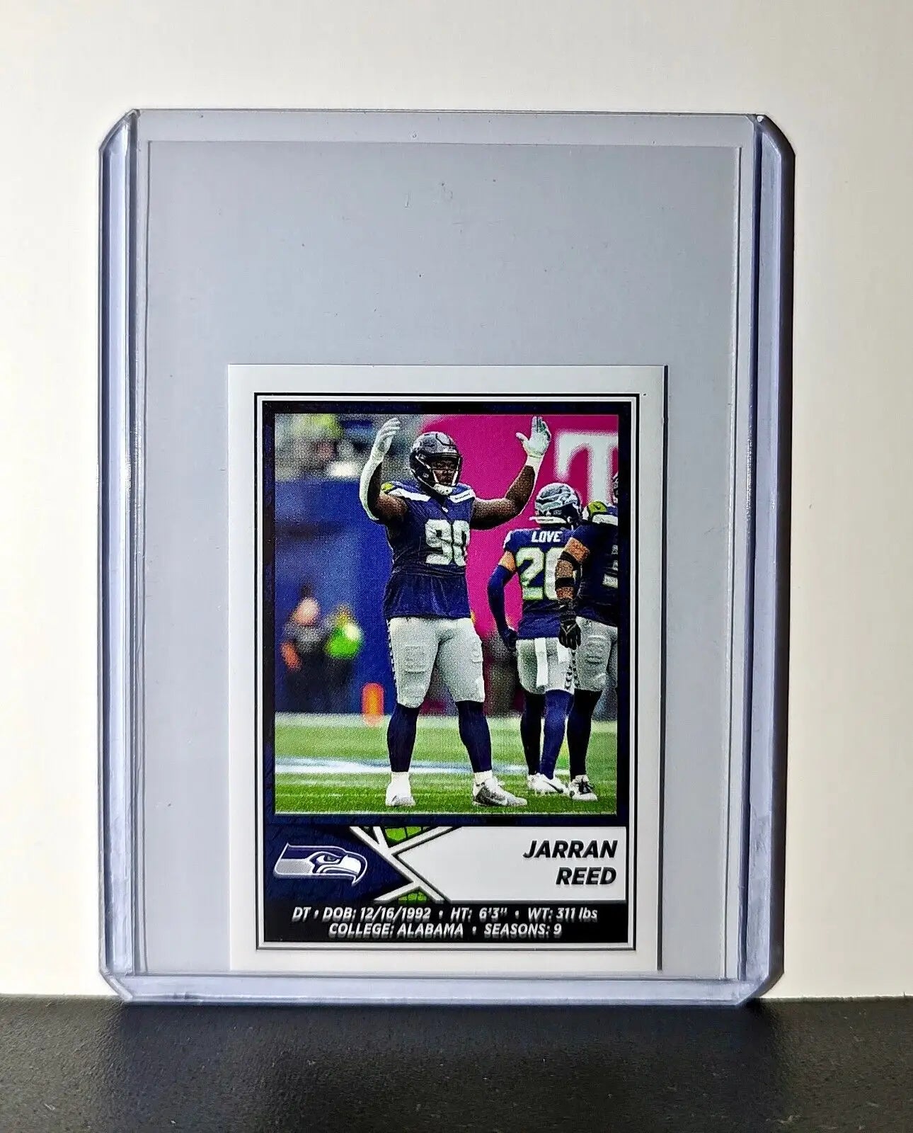 Jarran Reed 2024 Panini NFL Sticker #545 Seattle Seahawks - Football Card Single