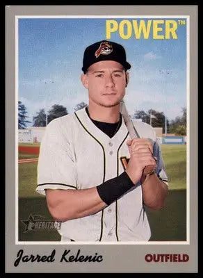Jarred Kelenic 2019 Topps Heritage Minor League #124 West Virginia Power - Baseball Card Single