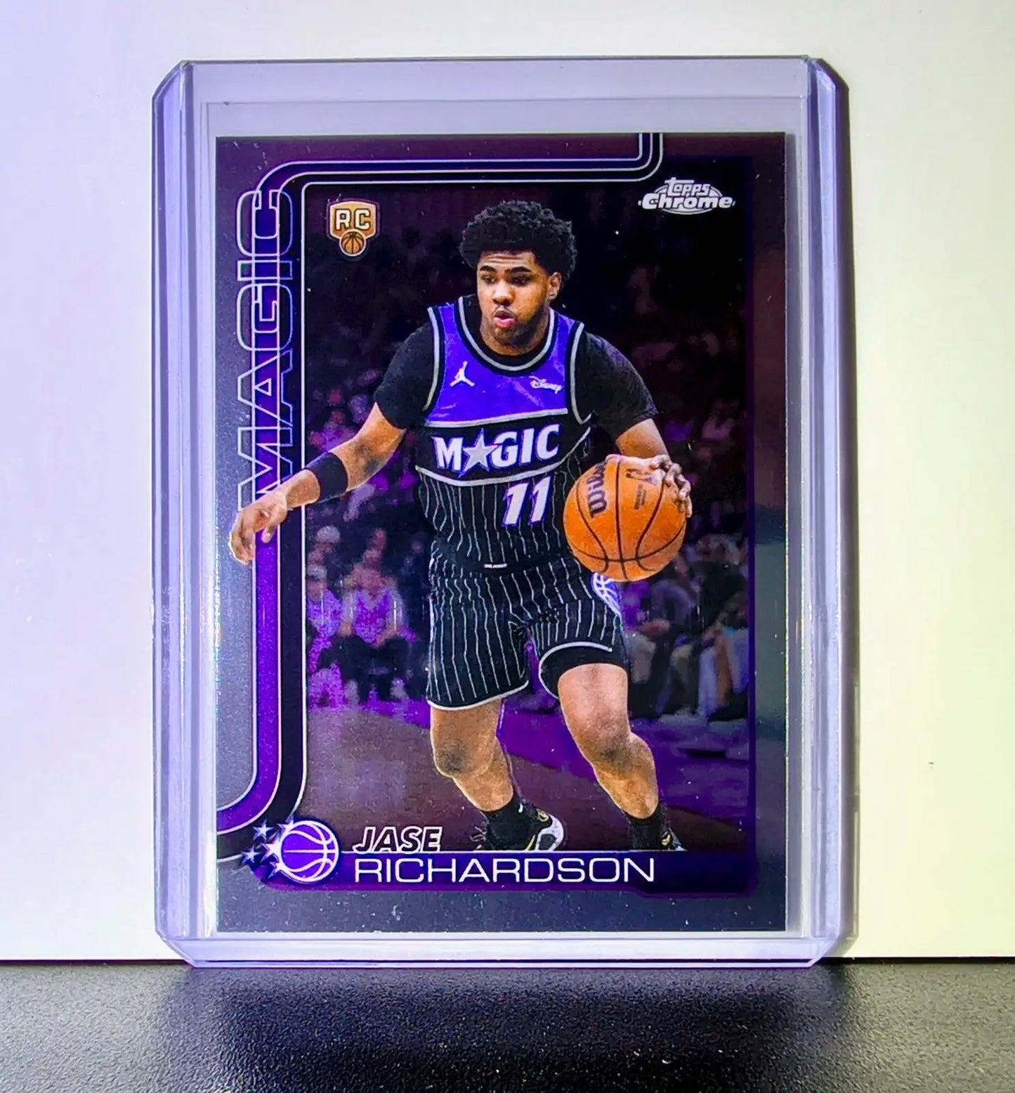 Jase Richardson Rookie 2025-26 NBA Topps Chrome Update #175 Card Orlando Magic - Basketball Card Single