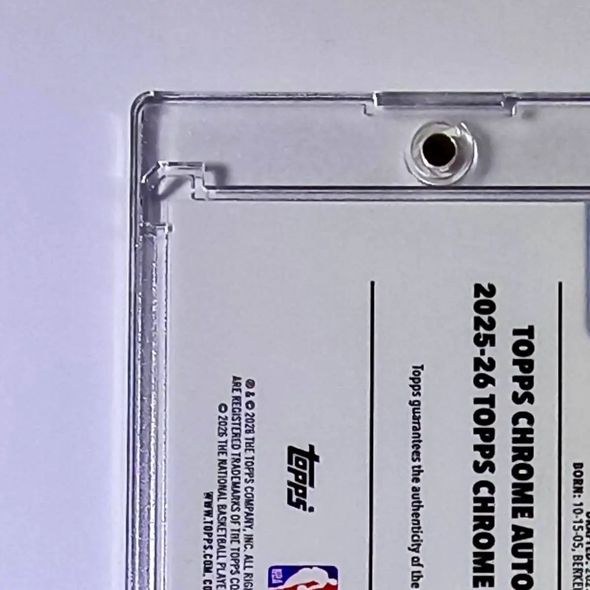 Jase Richardson Rookie 2025 Topps Chrome Update #TCA-JR Autograph Card Magic - Basketball Card Single