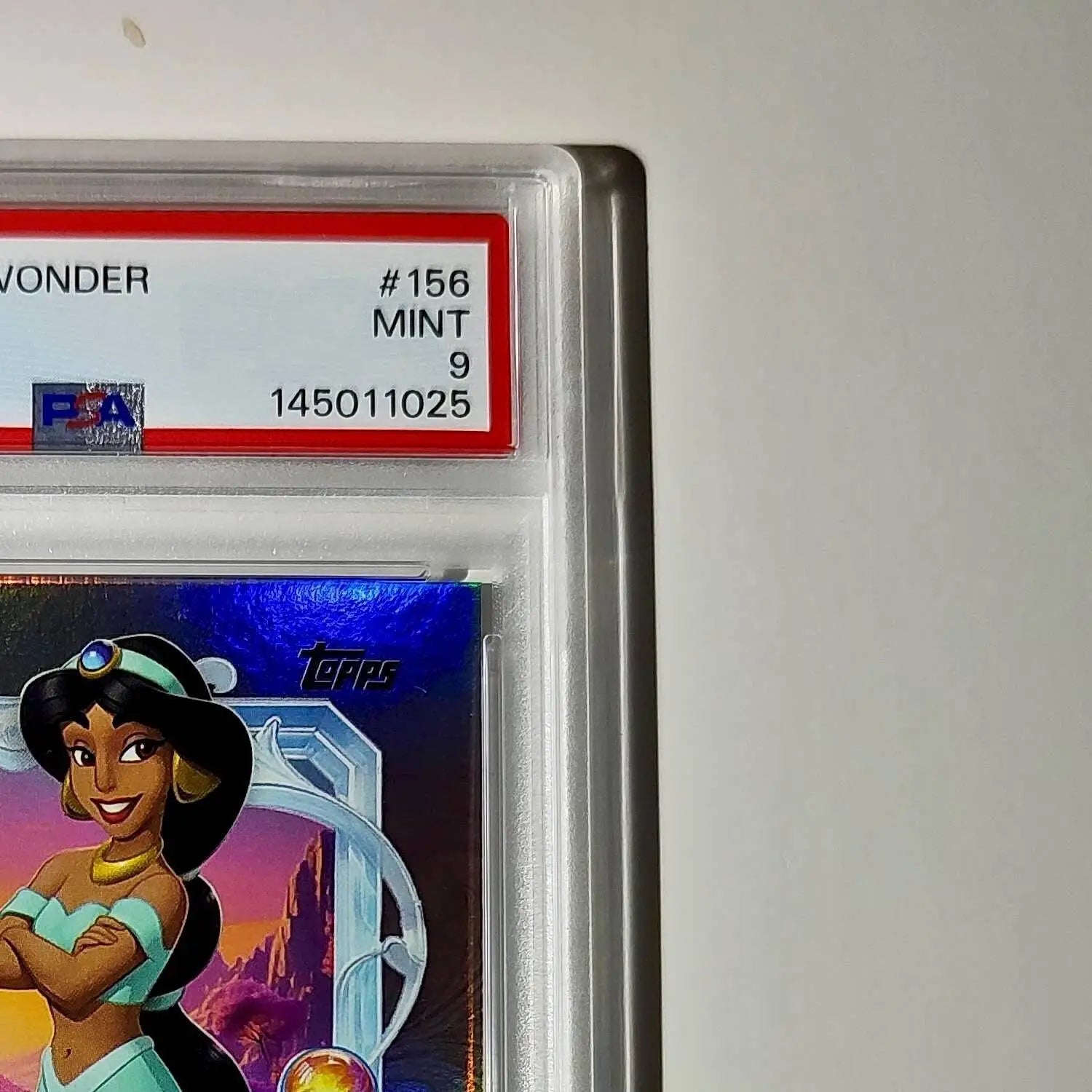 Jasmine 2025 Topps Disney Cartoon Princess #156 Card Aladdin PSA 9 - Non-Sports Card Single