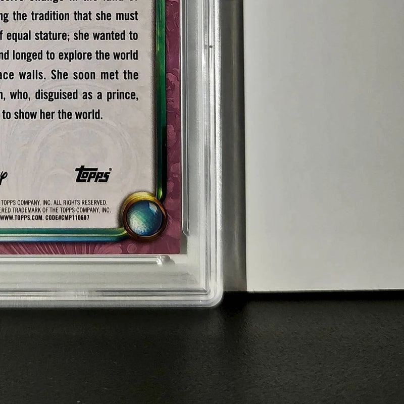 Jasmine 2025 Topps Disney Cartoon Princess #156 Card Aladdin PSA 9 Mint - Non-Sports Card Single
