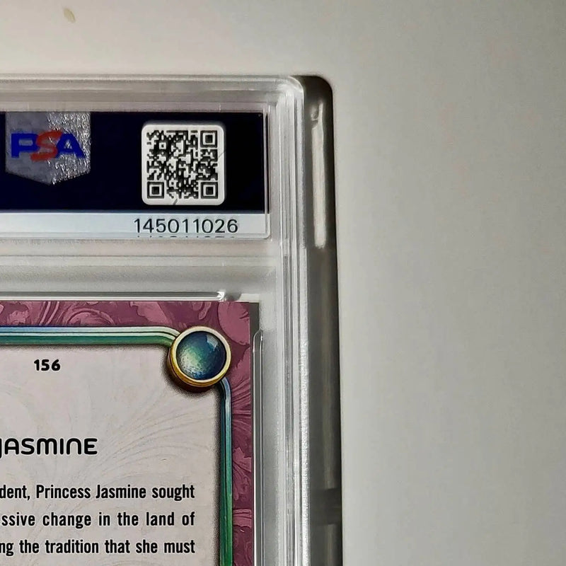 Jasmine 2025 Topps Disney Cartoon Princess #156 Card Aladdin PSA 9 Mint - Non-Sports Card Single