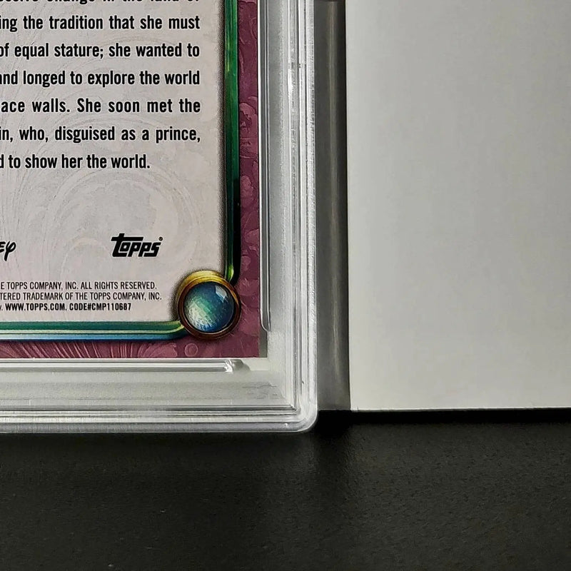Jasmine 2025 Topps Disney Cartoon Princess #156 Card Aladdin PSA 9 - Non-Sports Card Single
