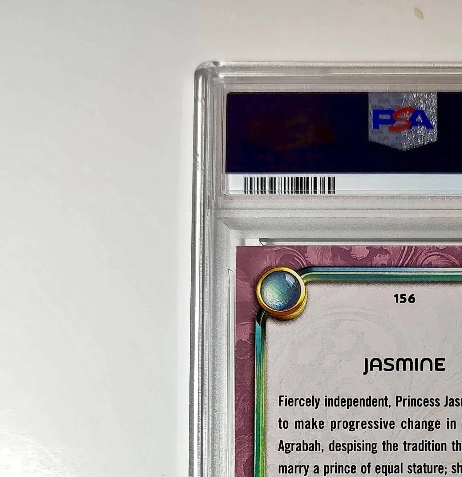 Jasmine 2025 Topps Disney Cartoon Princess #156 Card Aladdin PSA 9 - Non-Sports Card Single