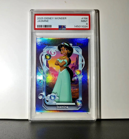 Jasmine 2025 Topps Disney Cartoon Princess #156 Card Aladdin PSA 9 MT - Non-Sports Card Single