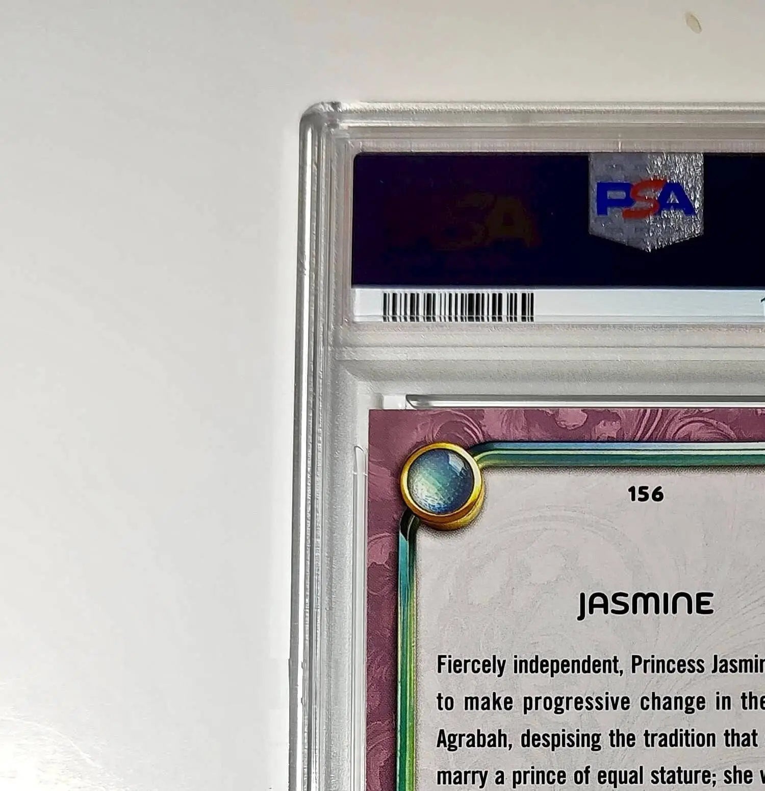 Jasmine 2025 Topps Disney Cartoon Princess #156 Card Aladdin PSA 9 MT - Non-Sports Card Single