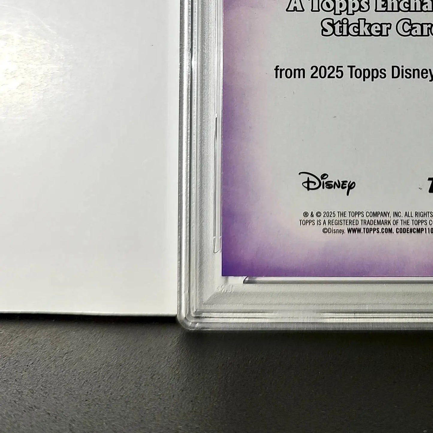 Jasmine 2025 Topps Disney #ES-15 Enchanted Sticker Card Aladdin PSA 7 - Non-Sports Card Single