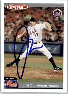 Jason Anderson - 2004 Topps Total - #468 - AUTO Baseball - Baseball Card Single