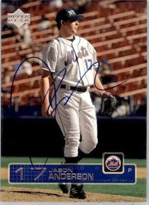 Jason Anderson - 2004 Upper Deck - #585 - AUTO 2003 Upper Deck Update Baseball - Baseball Card Single