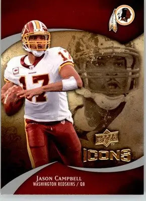 Jason Campbell - 2009 Upper Deck Icons - #13 - Football - Football Card Single