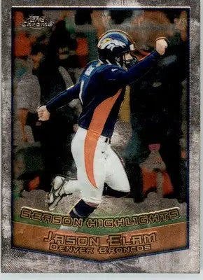 Jason Elam - 1999 Topps Chrome - #125 - Football - Football Card Single