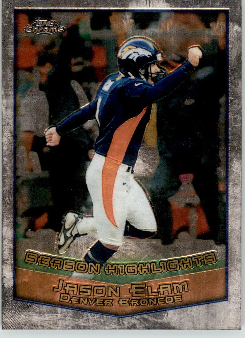 Jason Elam - 1999 Topps Chrome - #125 - Football - Football Card Single