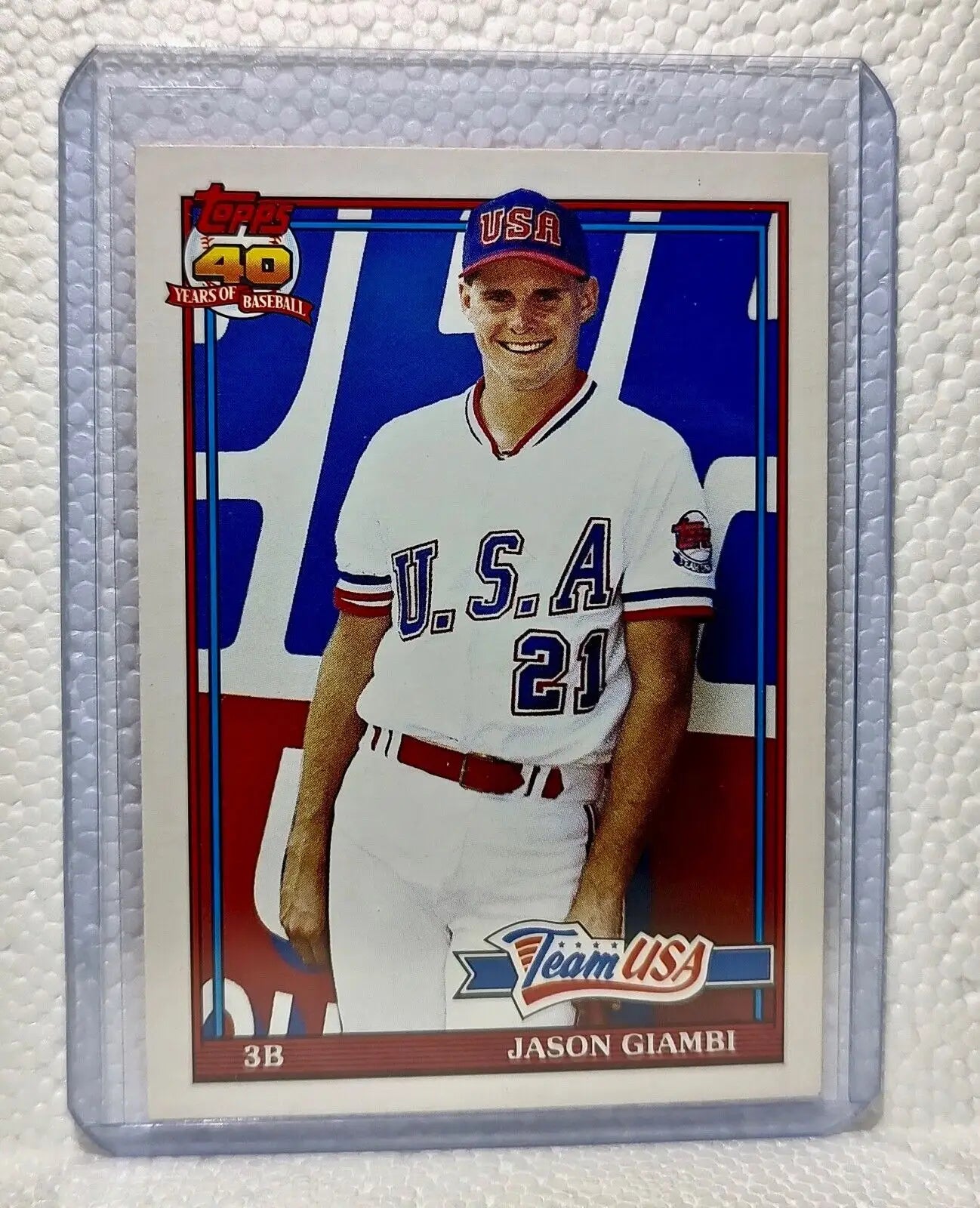 Jason Giambi 1991 Topps MLB #45T 40 Years of Baseball Card Team USA - Baseball Card Single