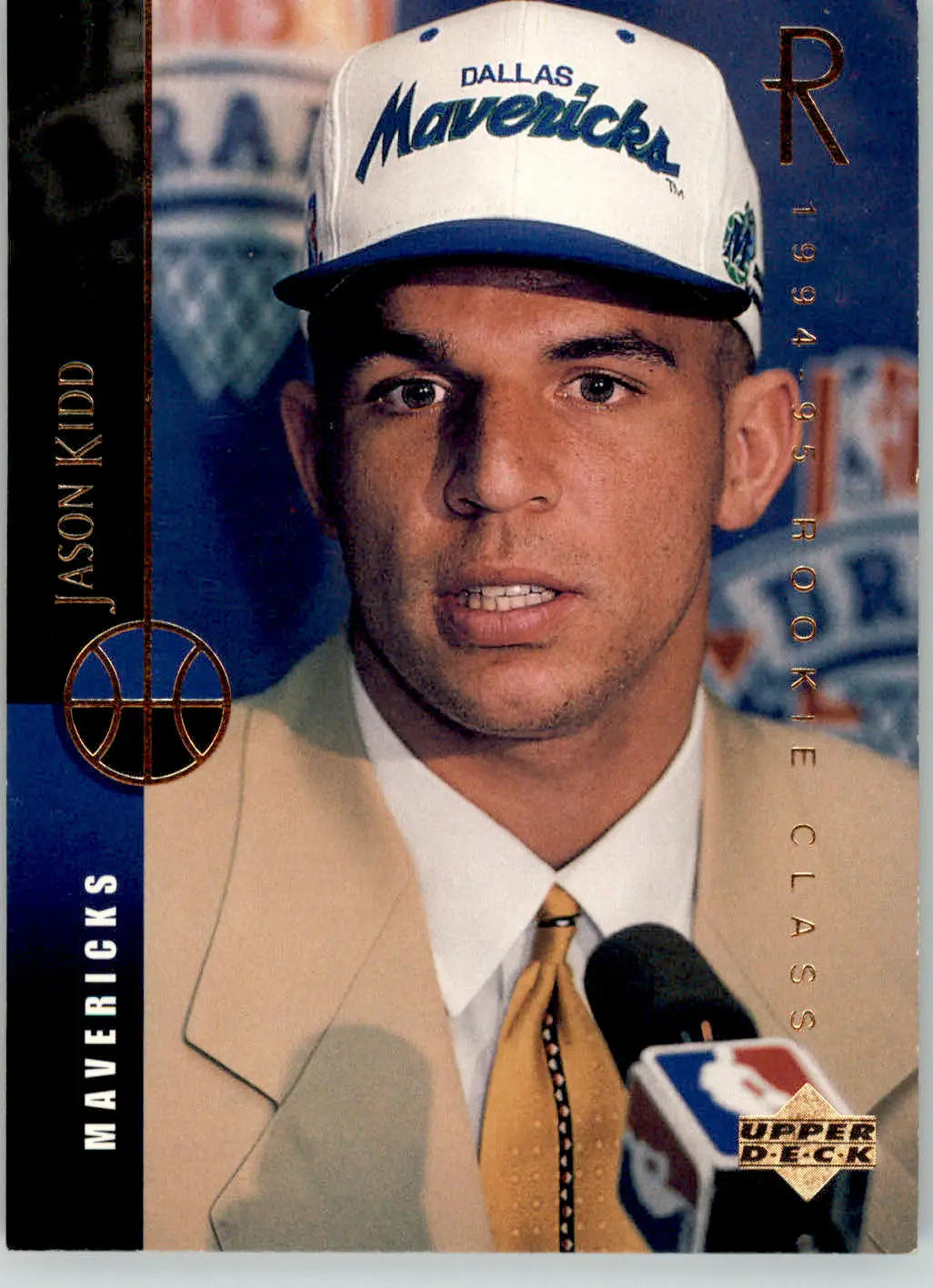 Jason Kidd - 1994-95 Upper Deck - #160 - RC Basketball - Basketball Card Single