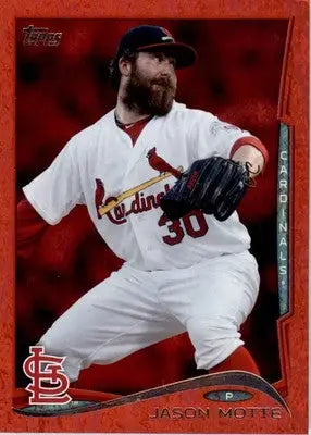 Jason Motte - 2014 Topps - #599 - Red Foil Baseball - Baseball Card Single
