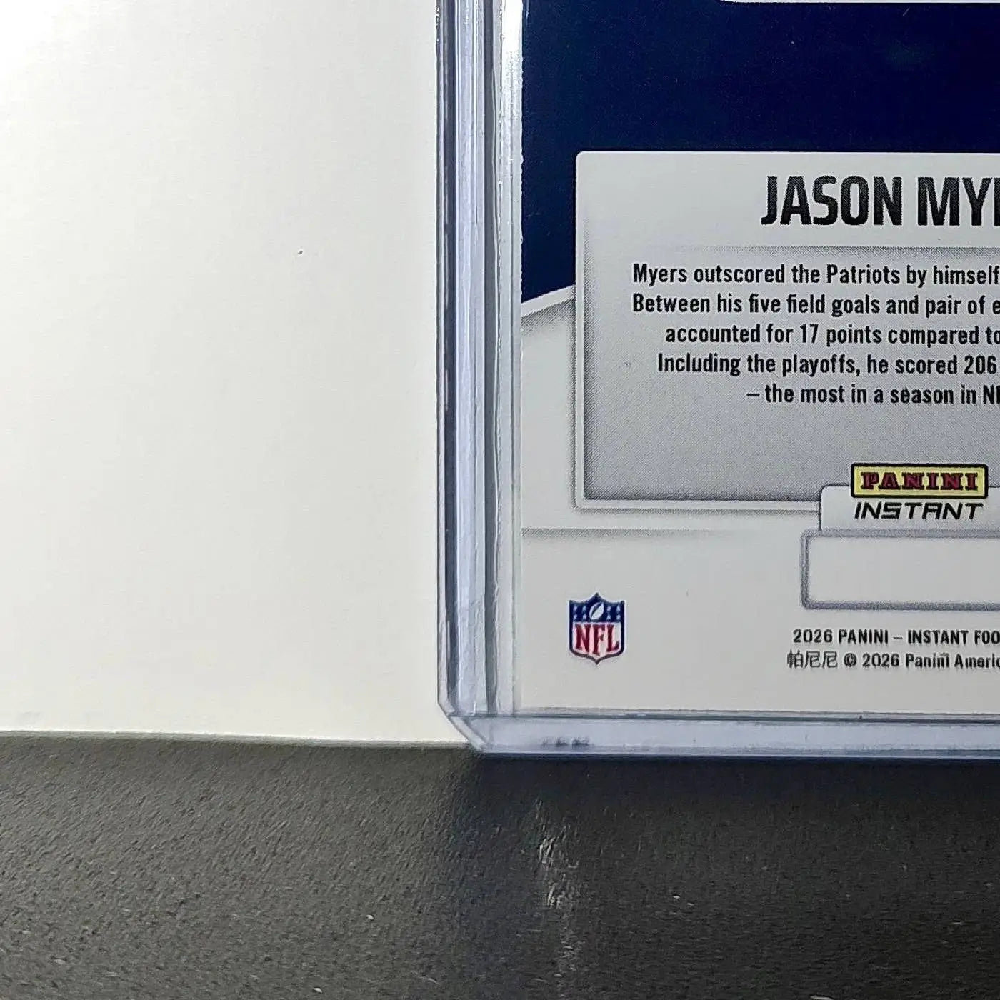 Jason Myers 2026 Panini NFL Super Bowl LIX Champions #27 Card Seattle Seahawks - Football Card Single