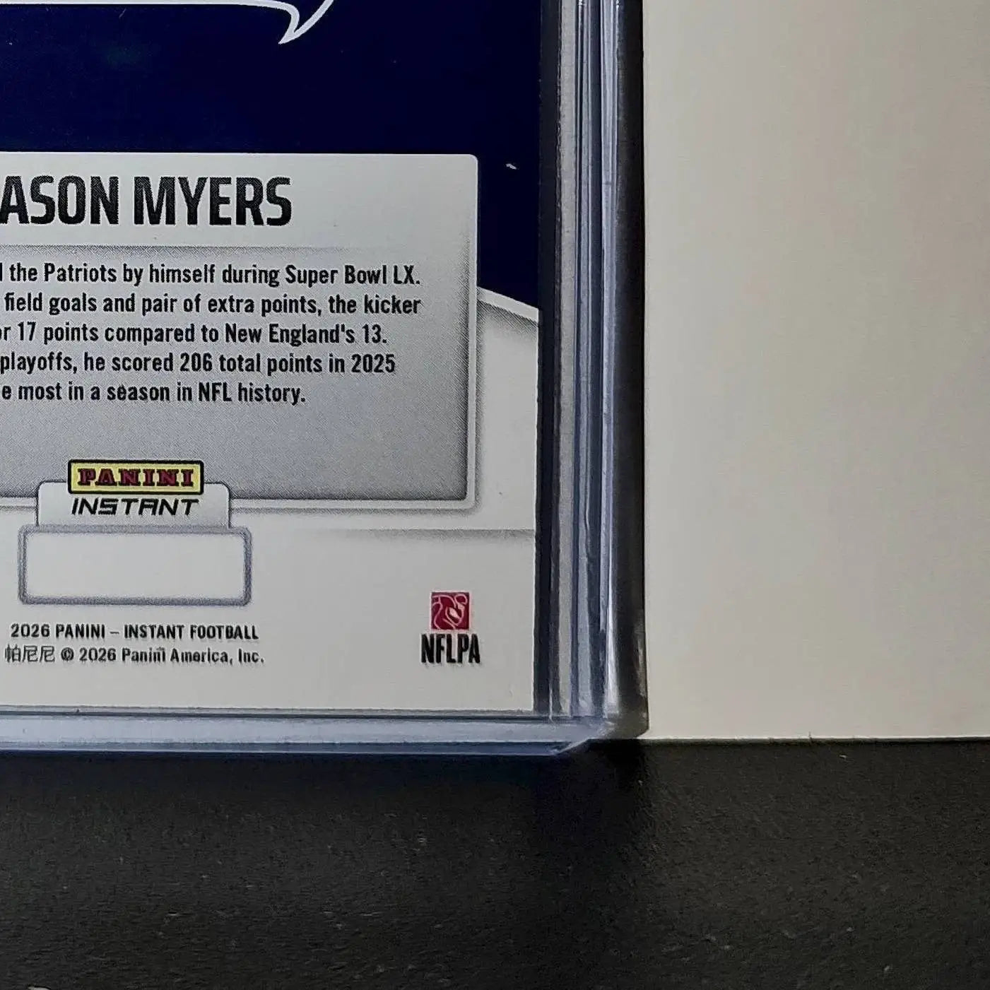 Jason Myers 2026 Panini NFL Super Bowl LIX Champions #27 Card Seattle Seahawks - Football Card Single