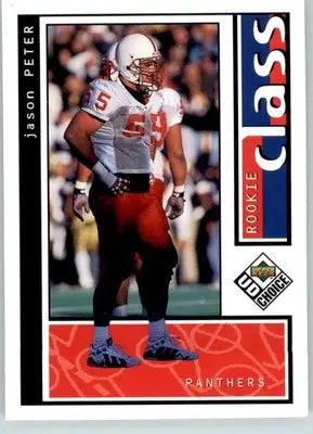 Jason Peter - 1998 UD Choice - #198 - RC Football - Football Card Single