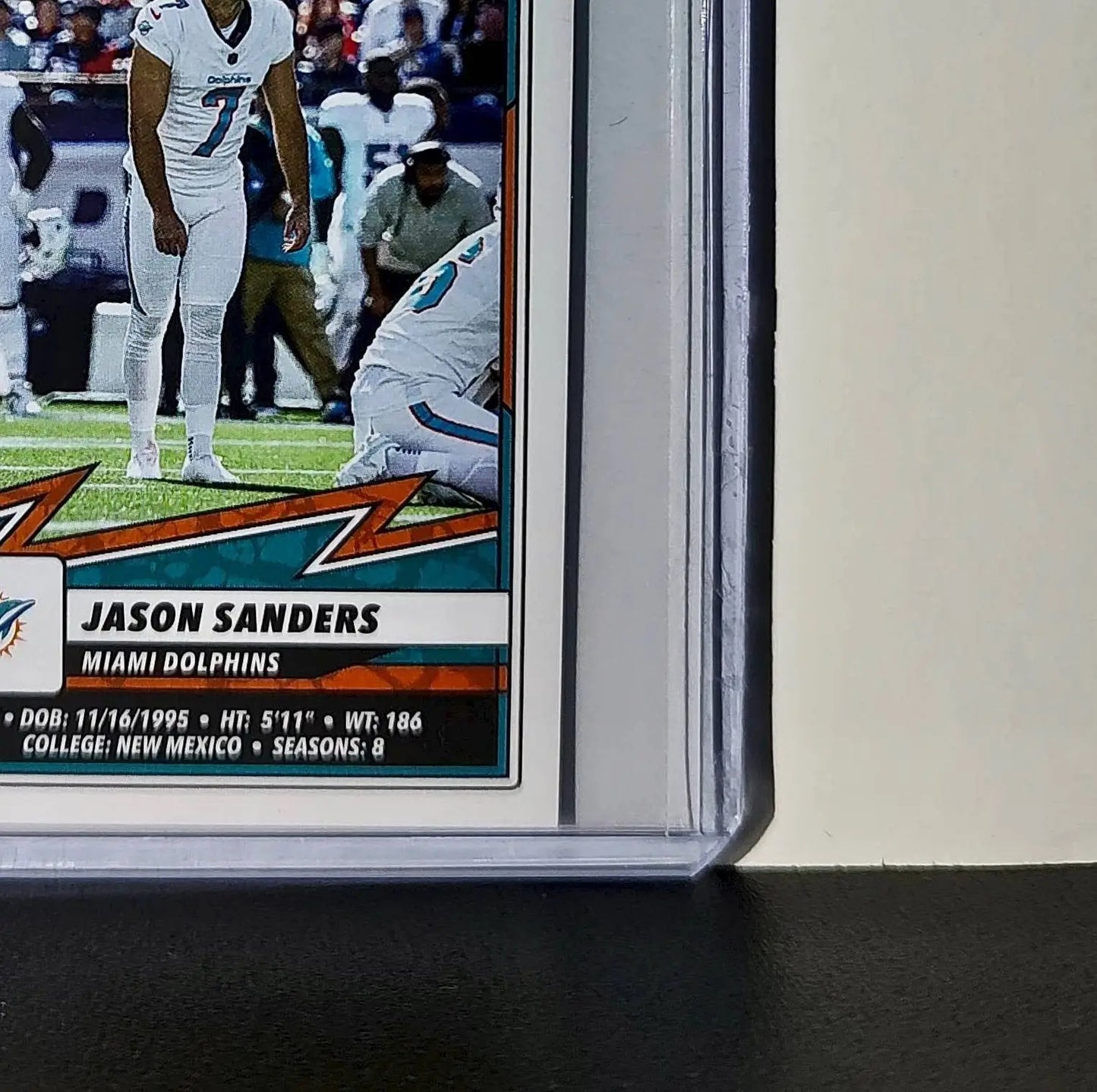 Jason Sanders 2025 Panini NFL #68 Sticker Miami Dolphins - Other