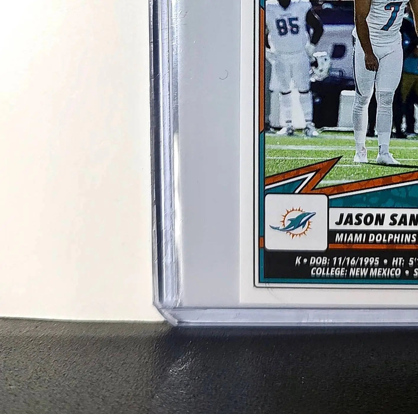 Jason Sanders 2025 Panini NFL #68 Sticker Miami Dolphins - Other