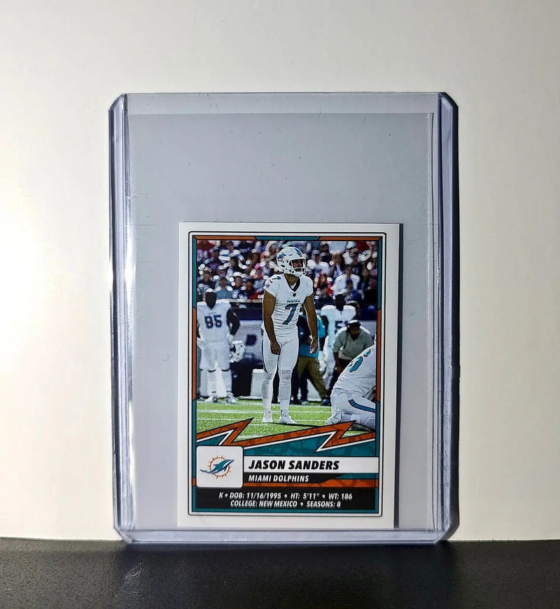 Jason Sanders 2025 Panini NFL #68 Sticker Miami Dolphins - Other