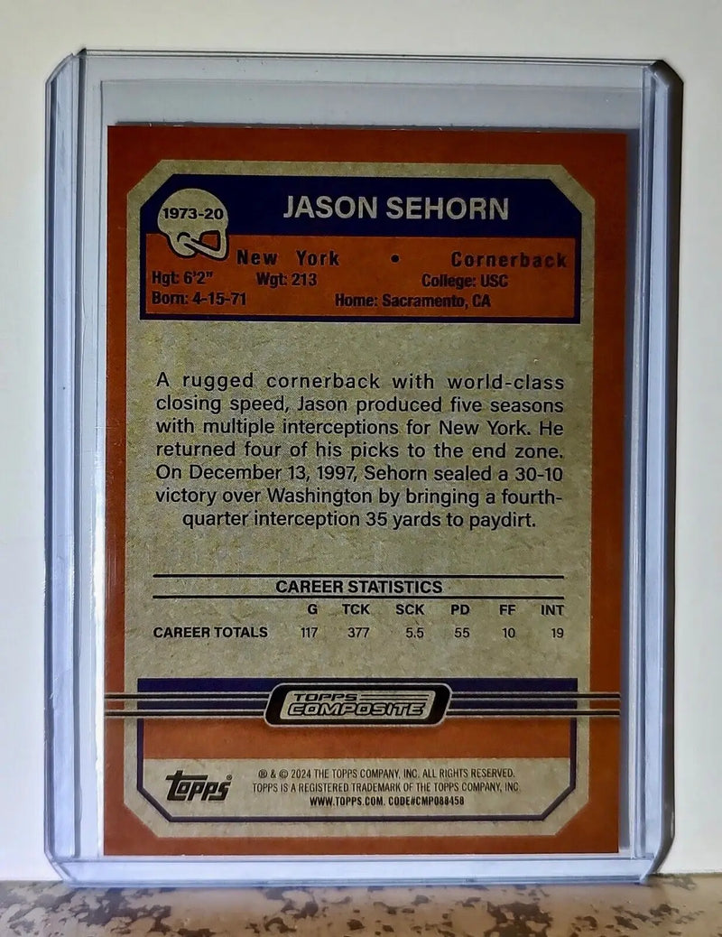 Jason Sehorn 2023 Topps 1973 NFL #1973-20 Football Card New York Giants - Football Card Single