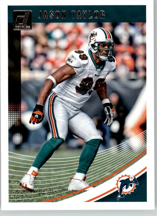 Jason Taylor - 2018 Donruss - #168 - Football - Football Card Single