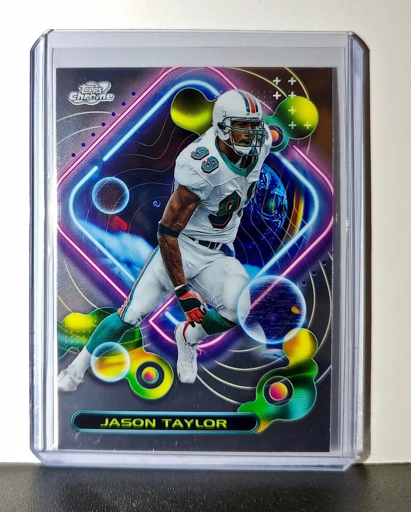 Jason Taylor 2023 Topps Chrome Cosmic NFL #278 Card Miami Dolphins - Football Card Single