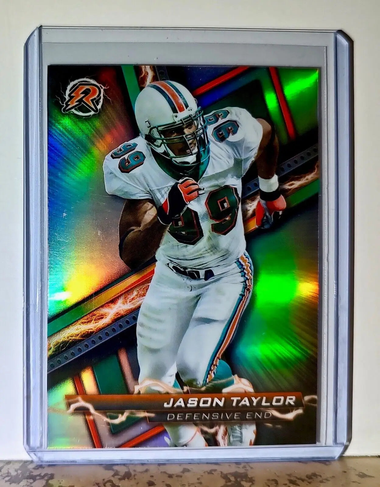 Jason Taylor 2023 Topps Resurgence Refractor NFL 88 Football Card Miami Dolphins - Football Card Single