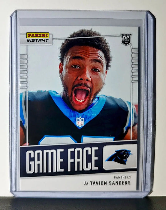 Ja’Tavion Sanders 2024 Panini Game Face #11 NFL Rookie Card Panthers 1/331 - Football Card Single
