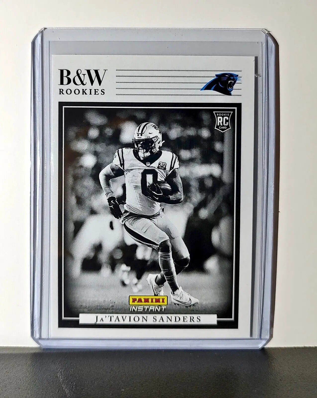 Ja’Tavion Sanders 2024 Panini NFL #25 Black & White Rookies Panthers 1 of 680